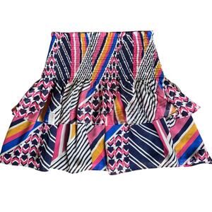 NWT Ramy Brook printed Women's tiered Mini Skirt size XS